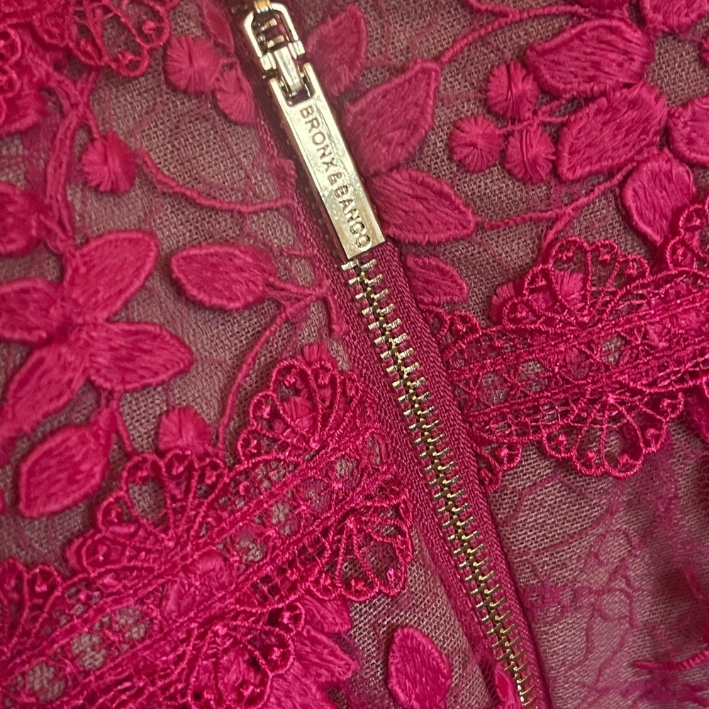 Bronx and Banco Pink Lace Maxi Dress - Picture 6 of 8
